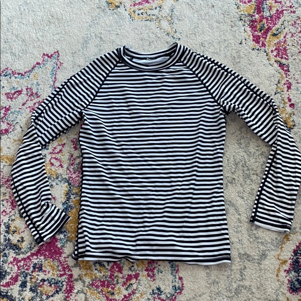 Old navy stripe rash guard